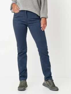 Relaxed Damen Hose - Meine beste Freundin Slim in blau