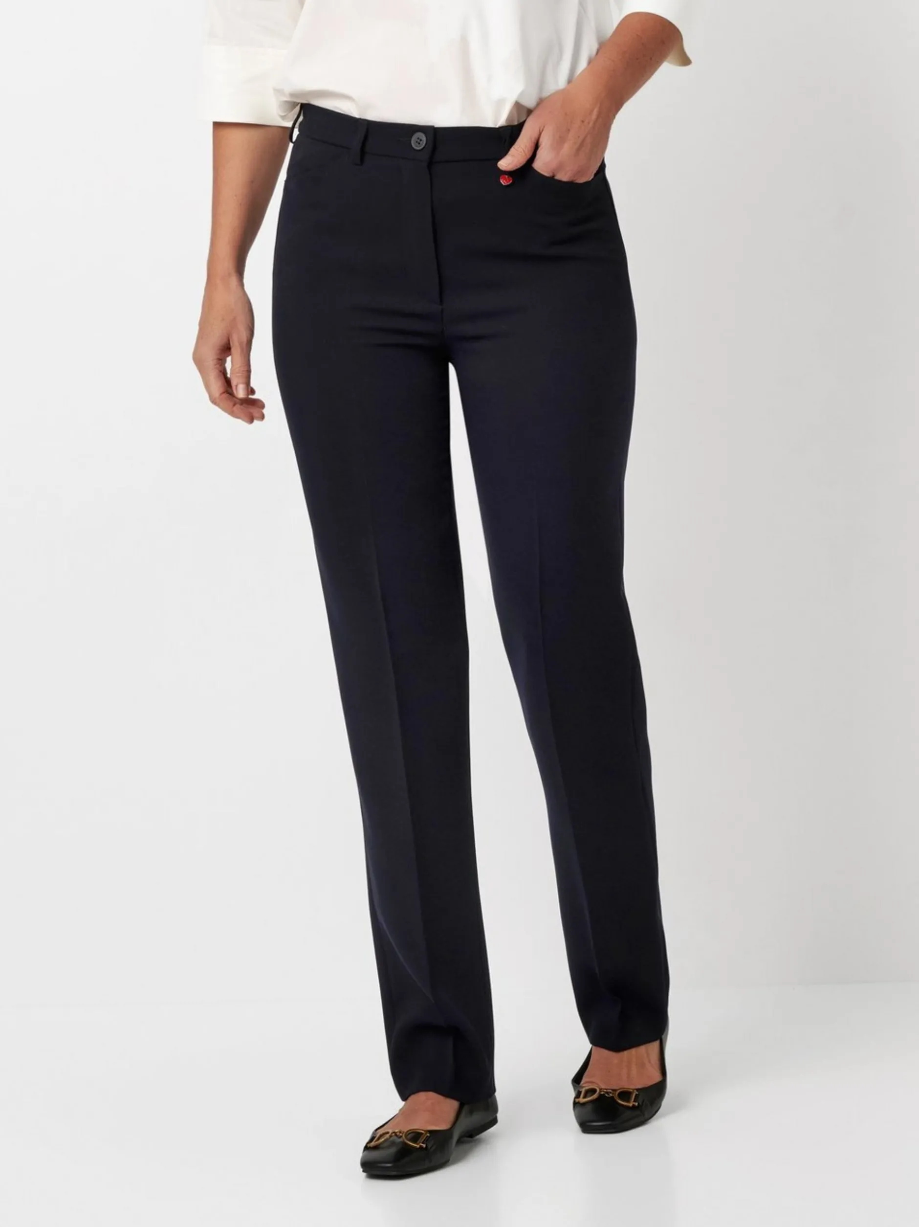 Relaxed Damen Hose - Steffi in blau - Länge: lang