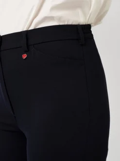 Relaxed Damen Hose - Steffi in blau - Länge: lang