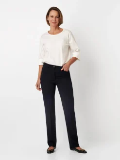 Relaxed Damen Hose - Steffi in blau - Länge: lang