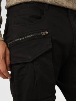 Replay Herren Hose in schwarz - Länge: lang