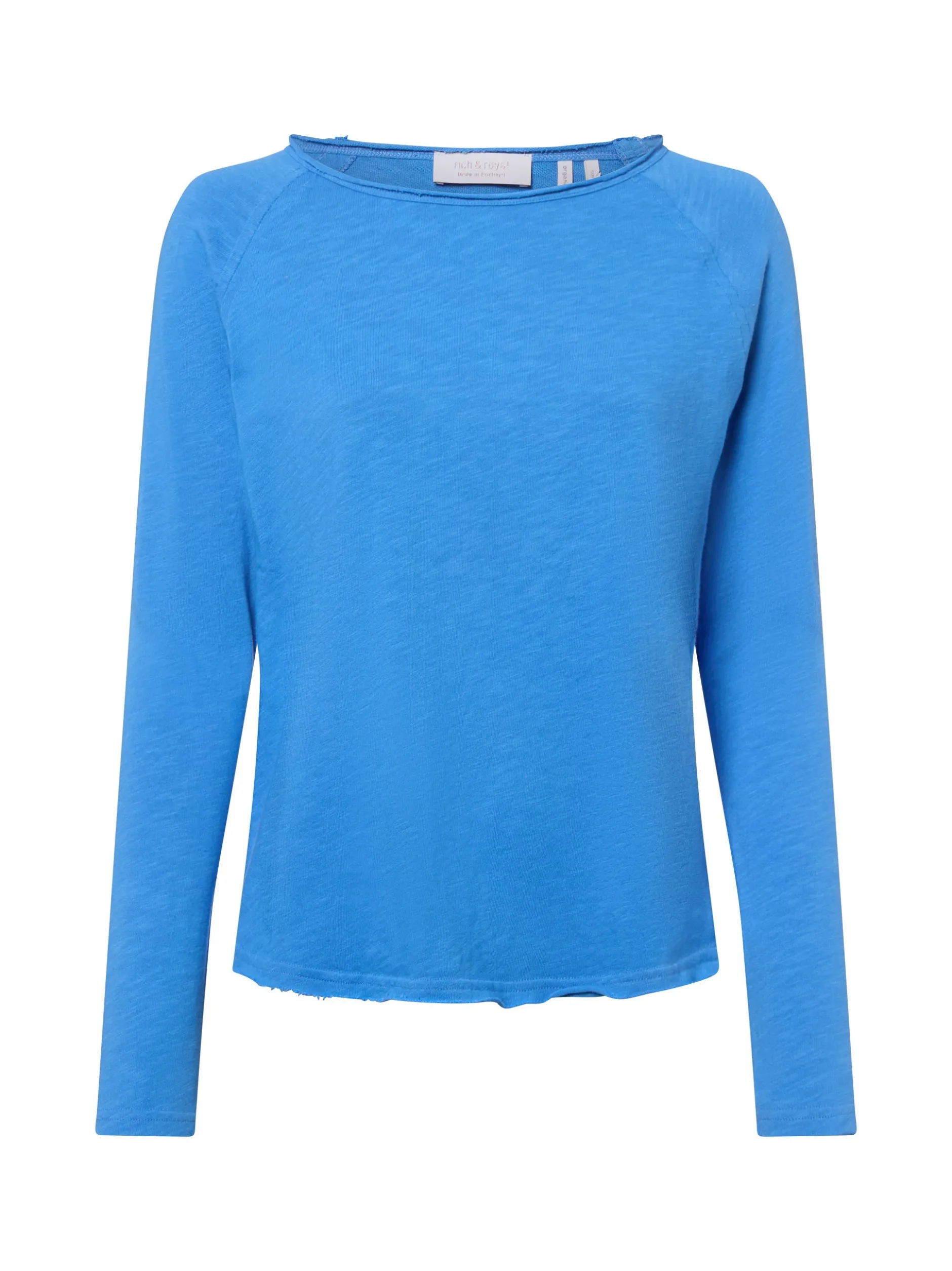 Rich & Royal Damen Langarmshirt in blau - Ärmel: langarm