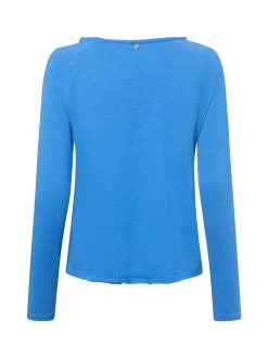 Rich & Royal Damen Langarmshirt in blau - Ärmel: langarm