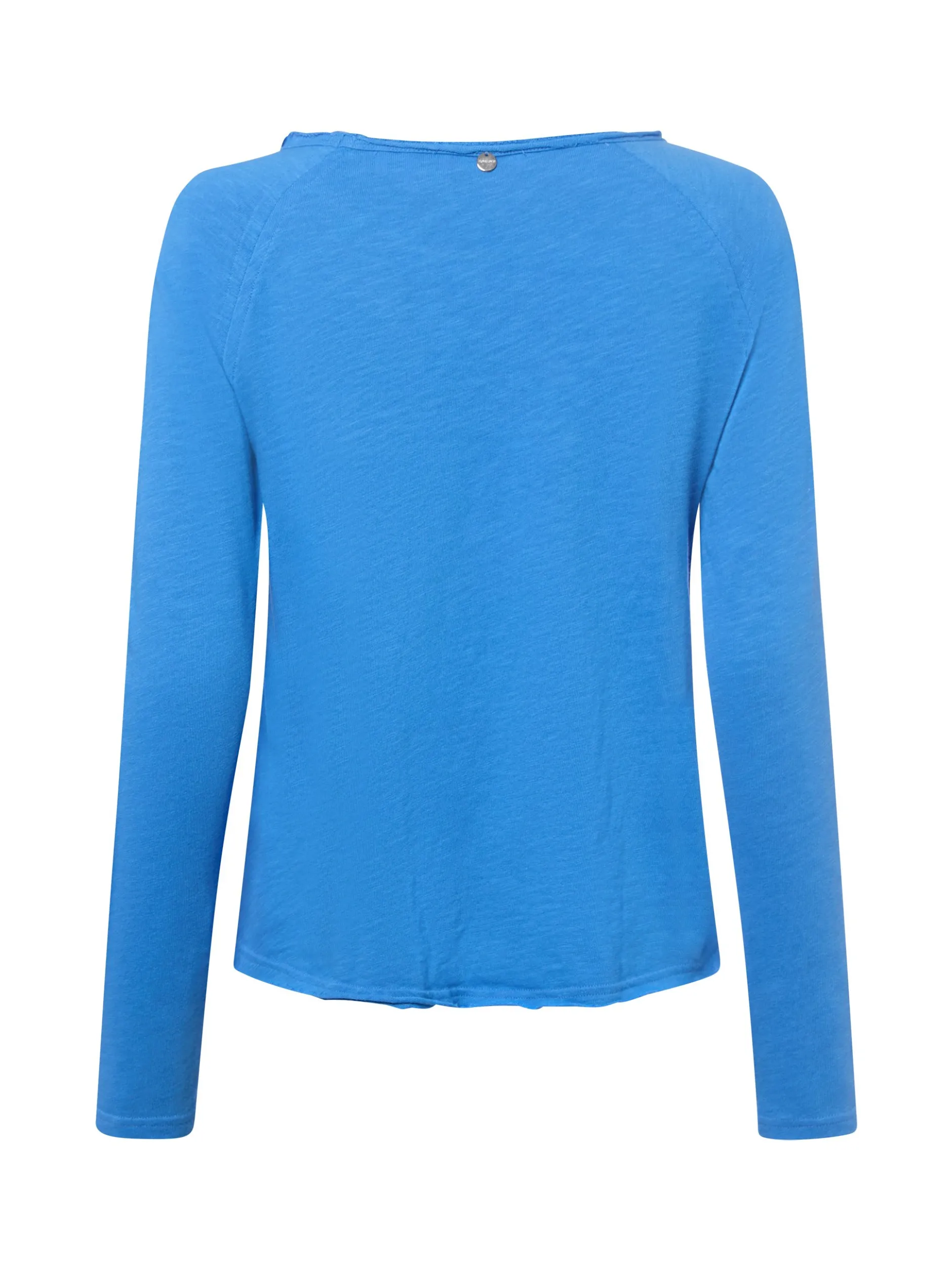 Rich & Royal Damen Langarmshirt in blau - Ärmel: langarm