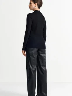 Rich & Royal Damen Langarmshirt in schwarz