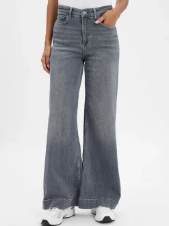 Rich & Royal Damen Marlene Jeans in grau - Länge: lang