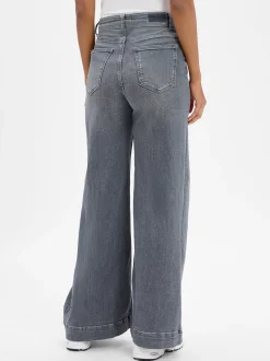 Rich & Royal Damen Marlene Jeans in grau - Länge: lang