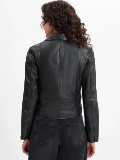 Rino & Pelle Damen Lederjacke - Emily in schwarz