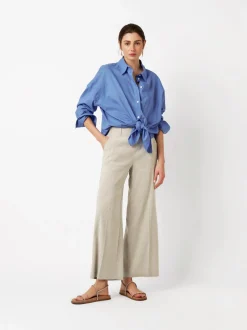 Rosner Damen Hose - Mara Wide in beige - Länge: lang