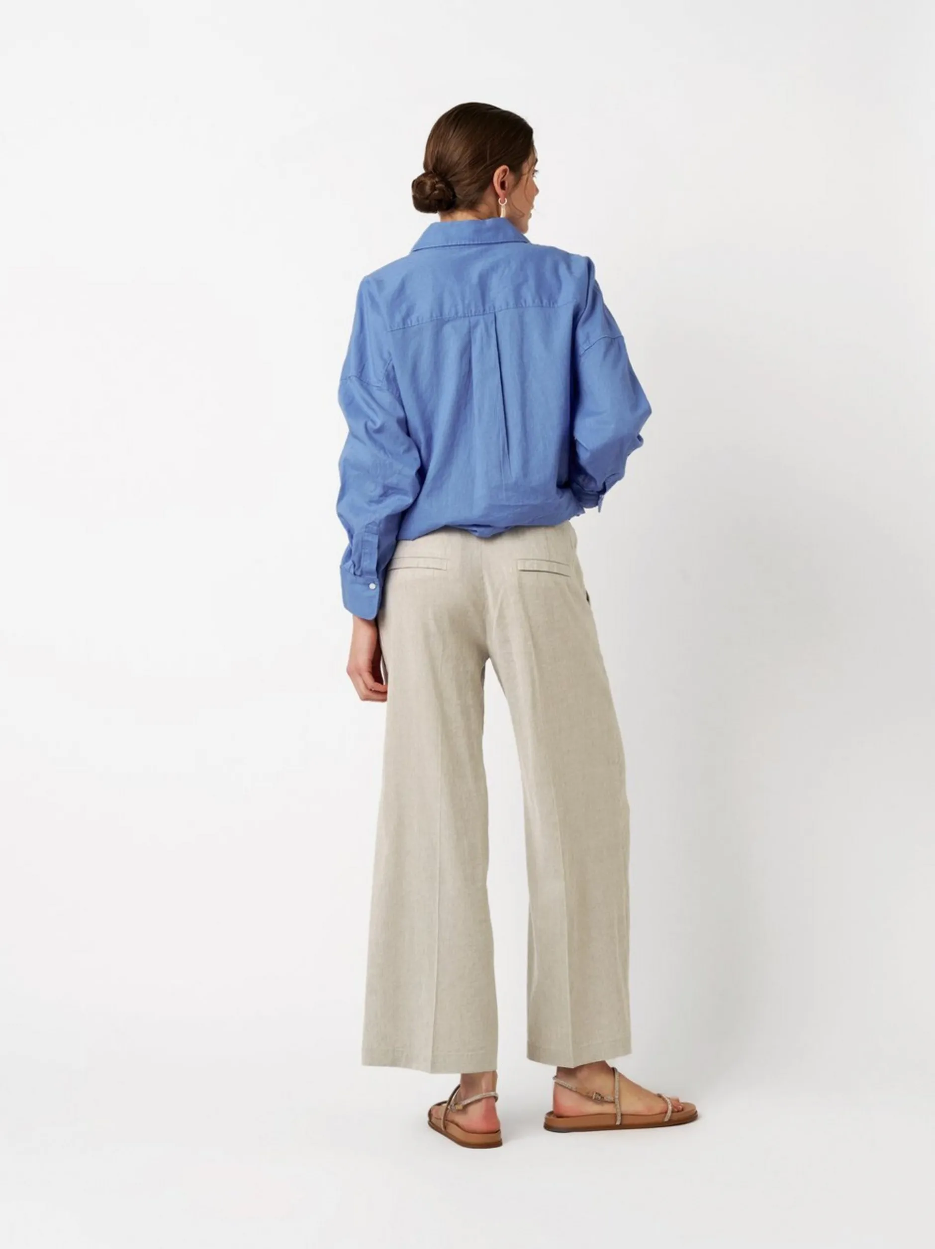 Rosner Damen Hose - Mara Wide in beige - Länge: lang
