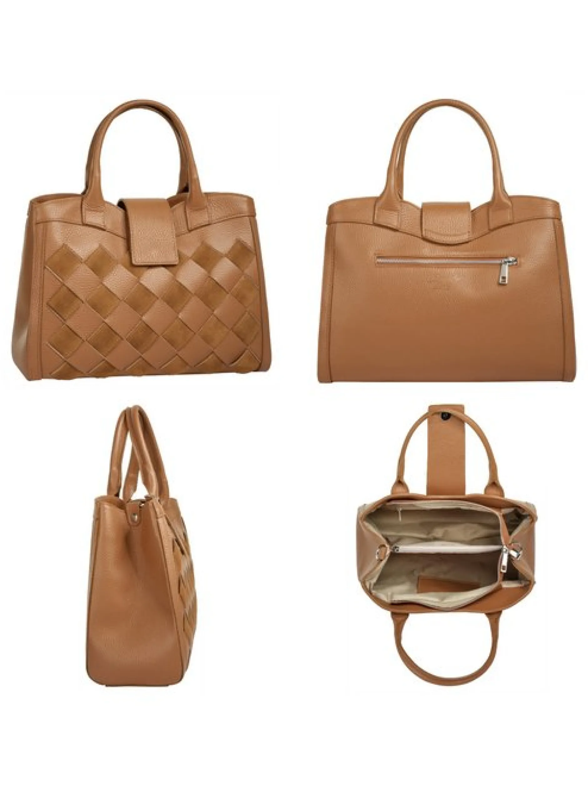 Samantha Look Damen Handtasche in cognac