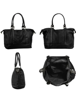 Samantha Look Damen Reisetasche in schwarz