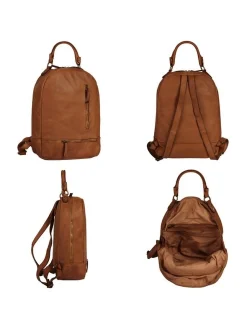 Samantha Look Damen Rucksack in cognac