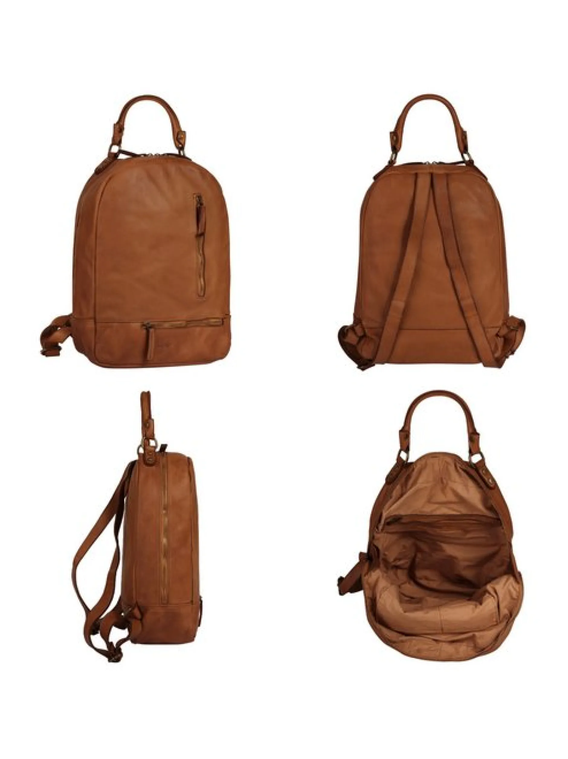 Samantha Look Damen Rucksack in cognac