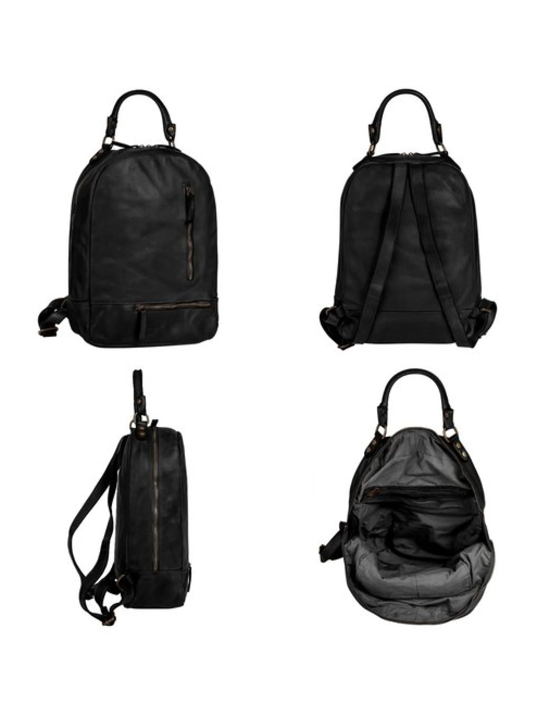 Samantha Look Damen Rucksack in schwarz