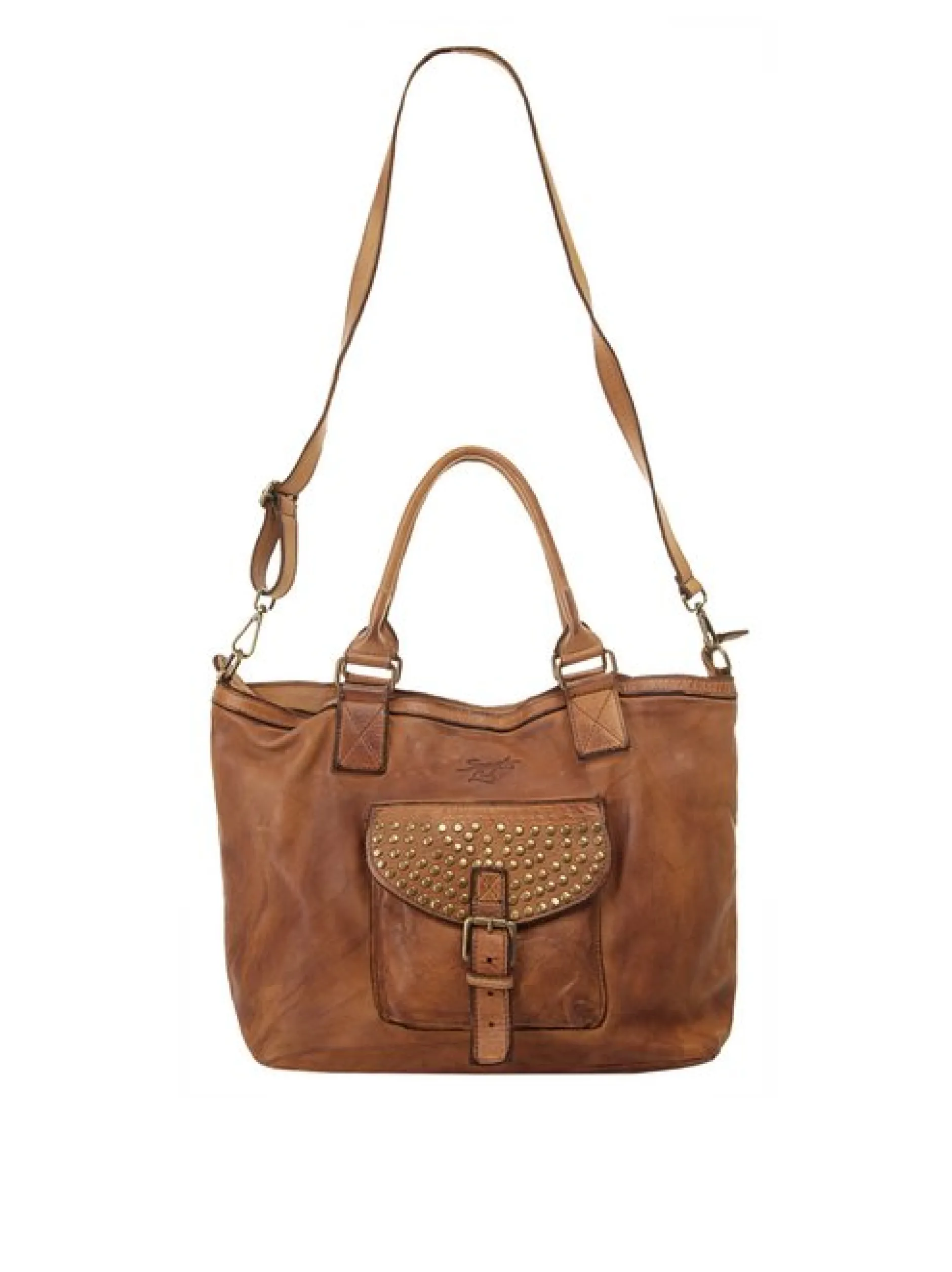 Samantha Look Damen Shopper in cognac