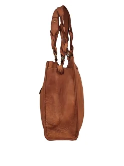 Samantha Look Damen Shopper in cognac