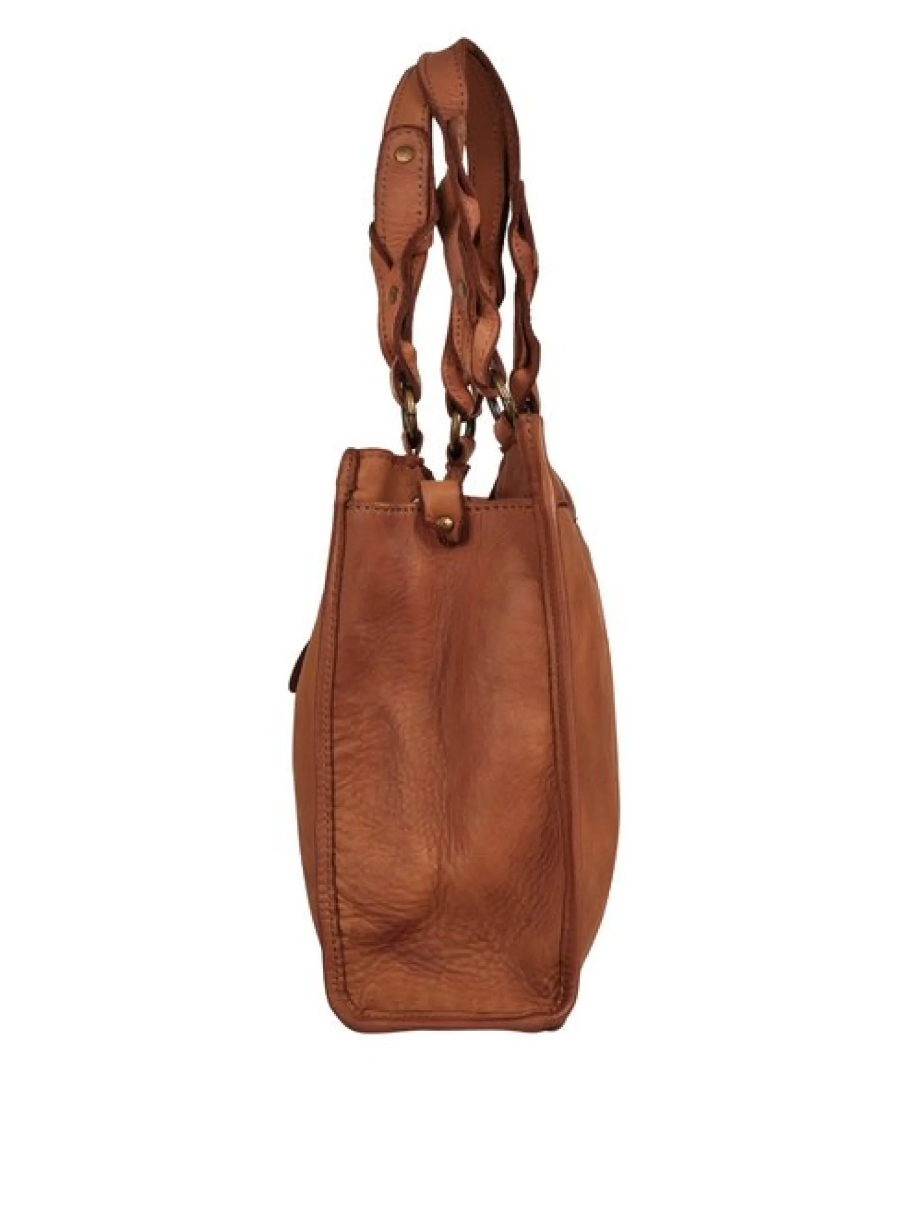 Samantha Look Damen Shopper in cognac