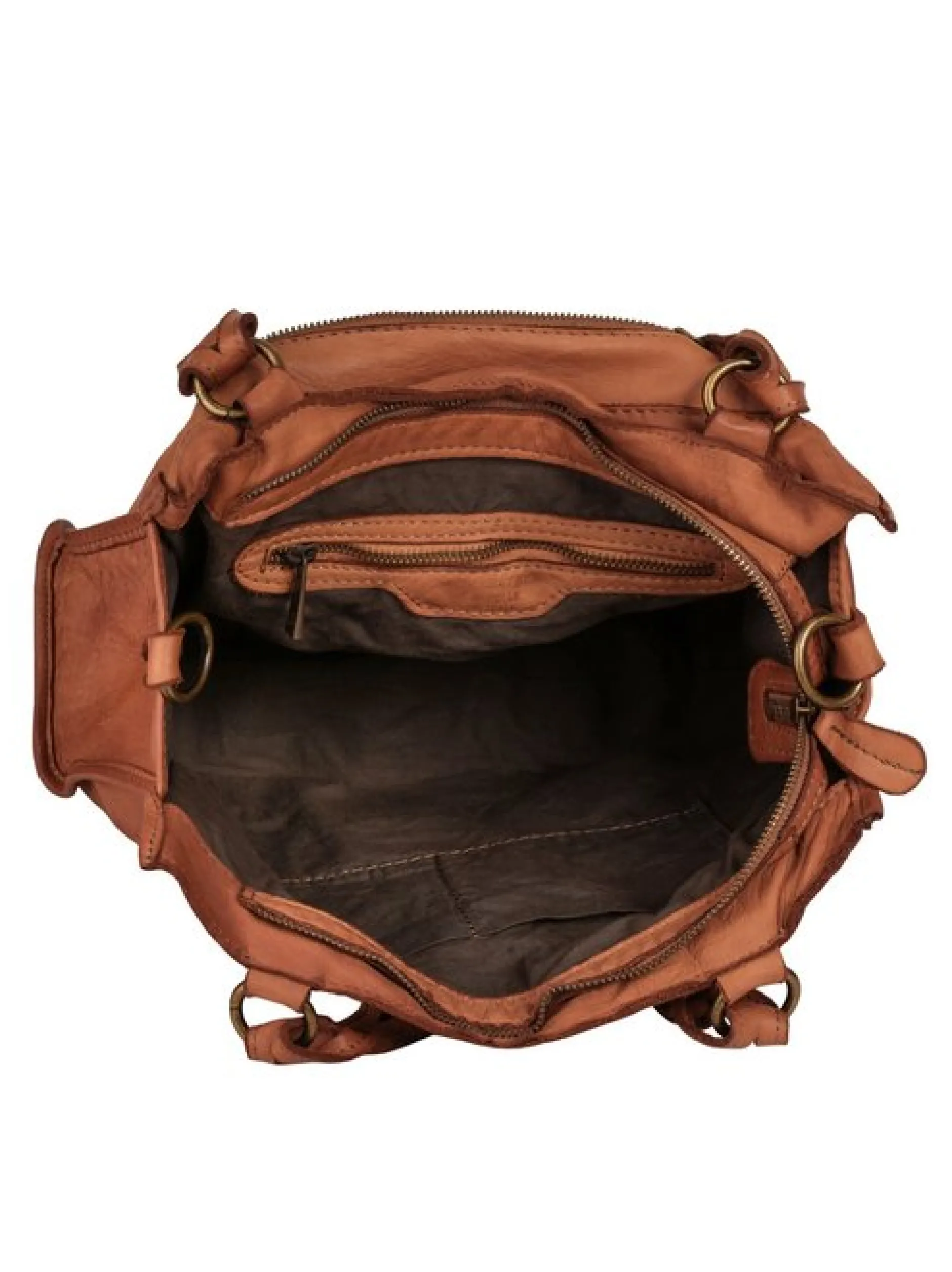 Samantha Look Damen Shopper in cognac