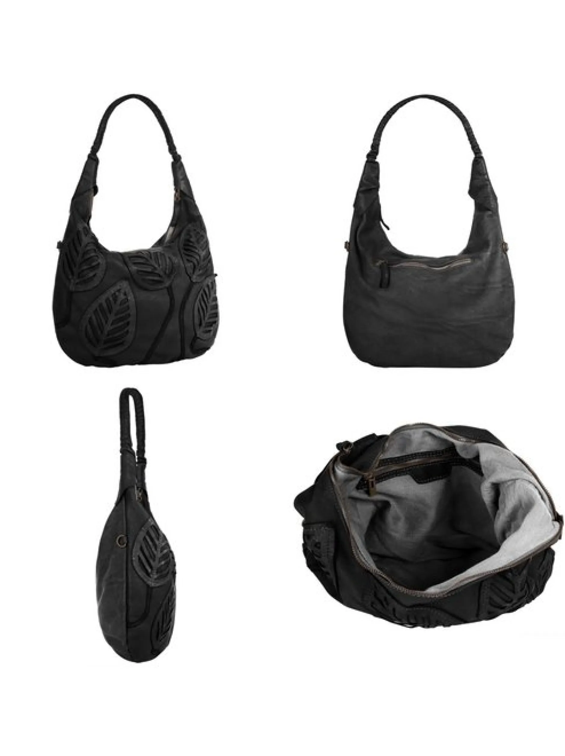 Samantha Look Damen Shopper in schwarz