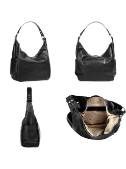 Samantha Look Damen Shopper in schwarz