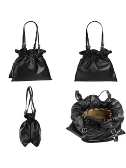 Samantha Look Damen Shopper in schwarz