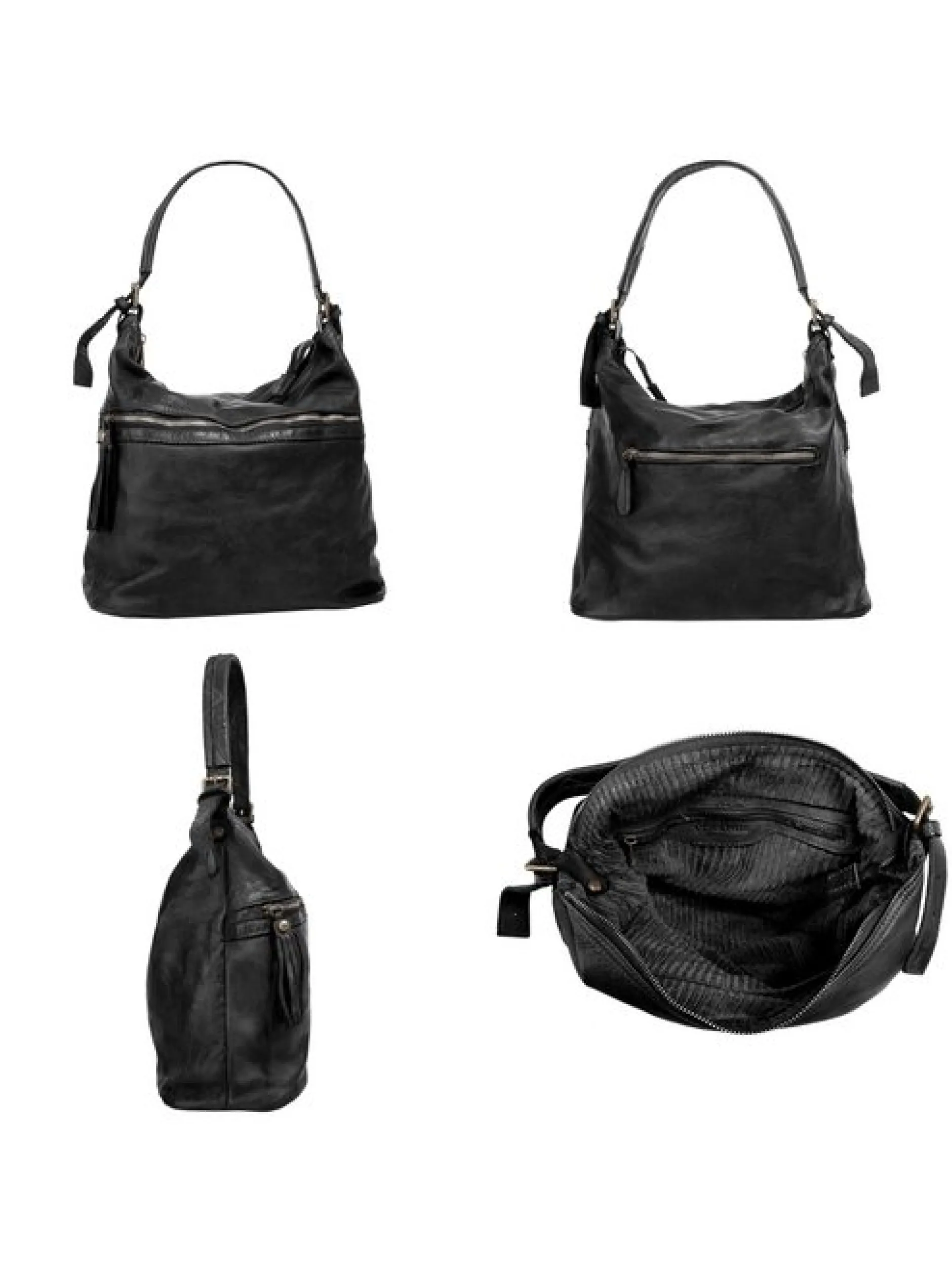 Samantha Look Damen Shopper in schwarz