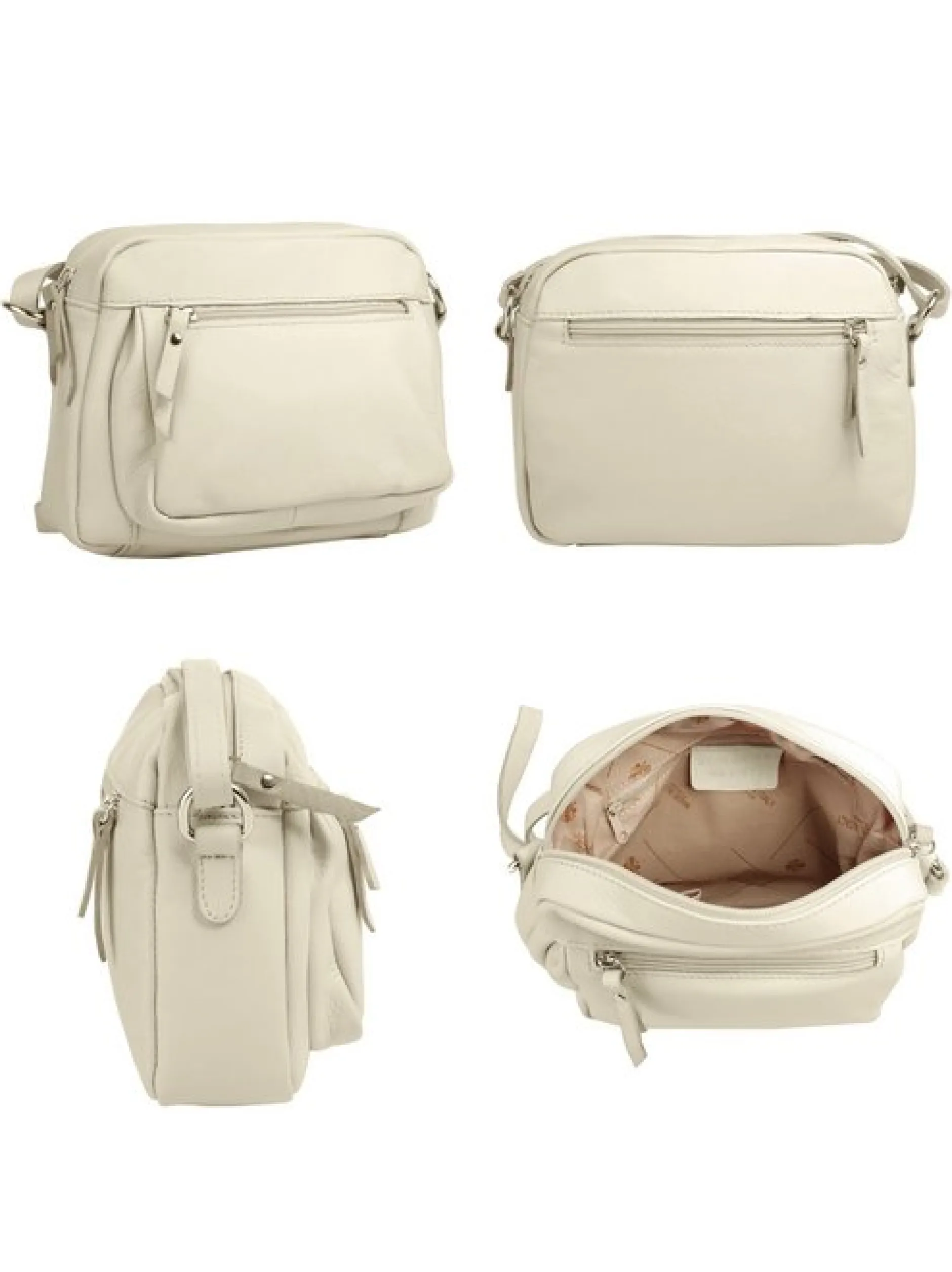 Samantha Look Damen Umhängetasche in beige