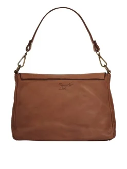 Samantha Look Damen Umhängetasche in cognac
