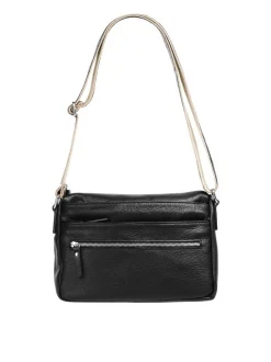 Samantha Look Damen Umhängetasche in schwarz