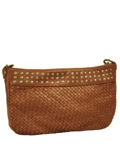 Samantha Look Damen Umhängetasche in cognac