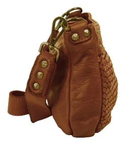 Samantha Look Damen Umhängetasche in cognac