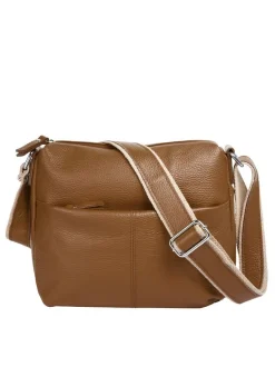 Samantha Look Damen Umhängetasche in cognac