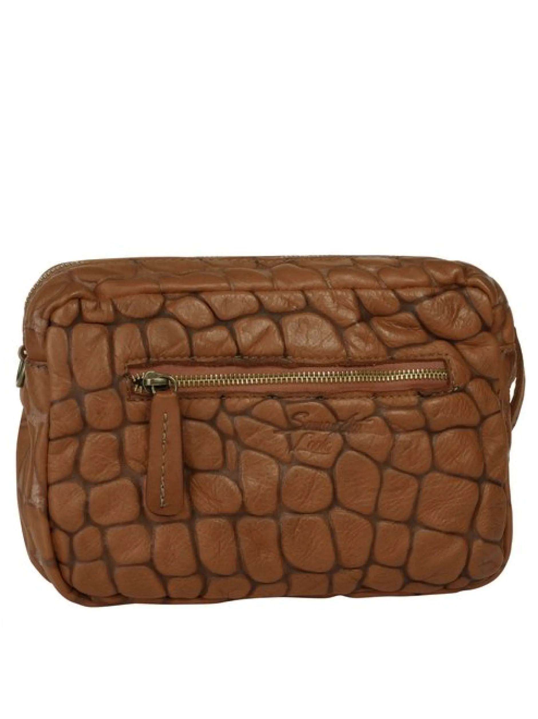 Samantha Look Damen Umhängetasche in cognac