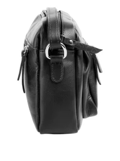 Samantha Look Damen Umhängetasche in schwarz