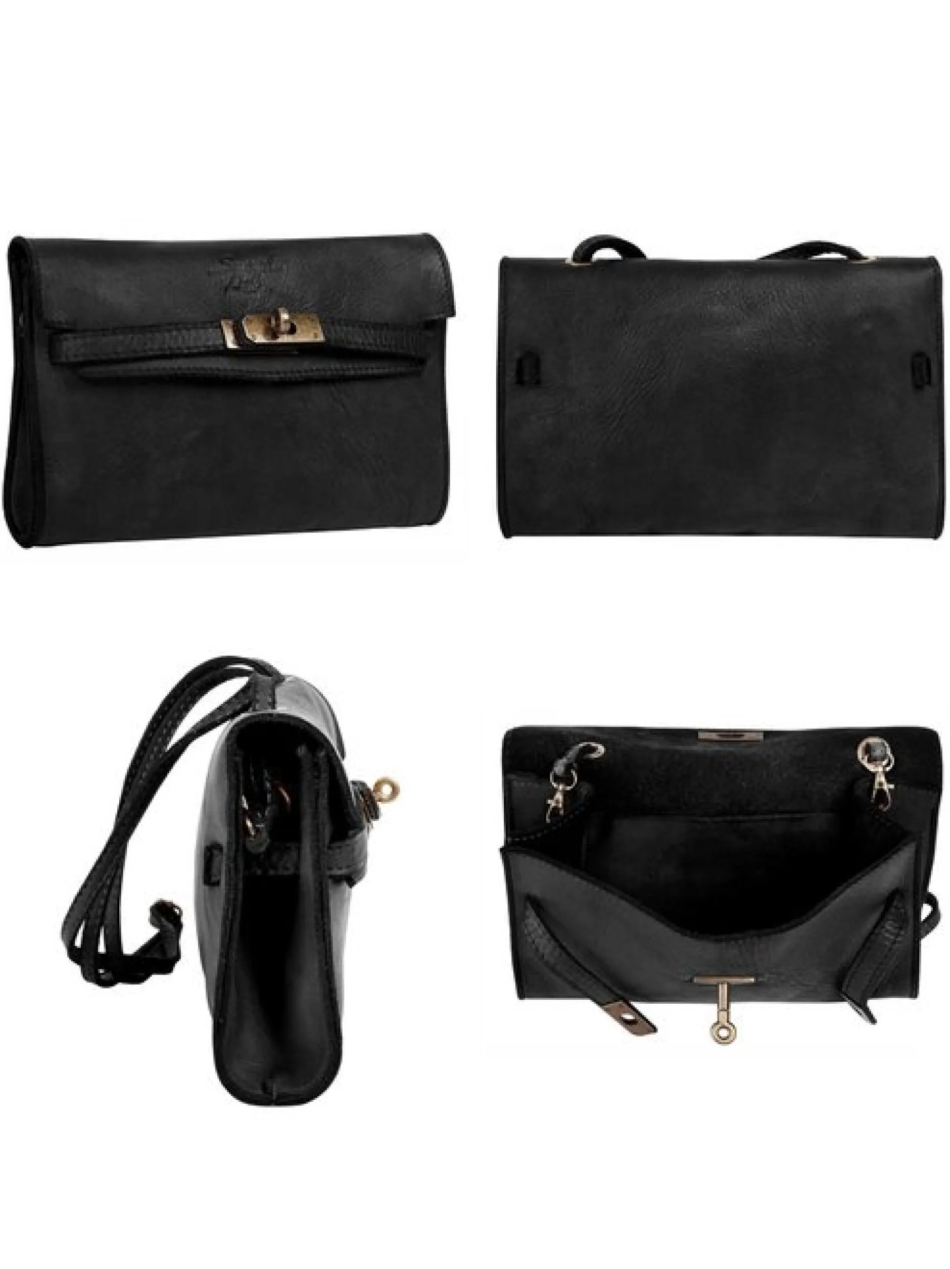Samantha Look Damen Umhängetasche in schwarz