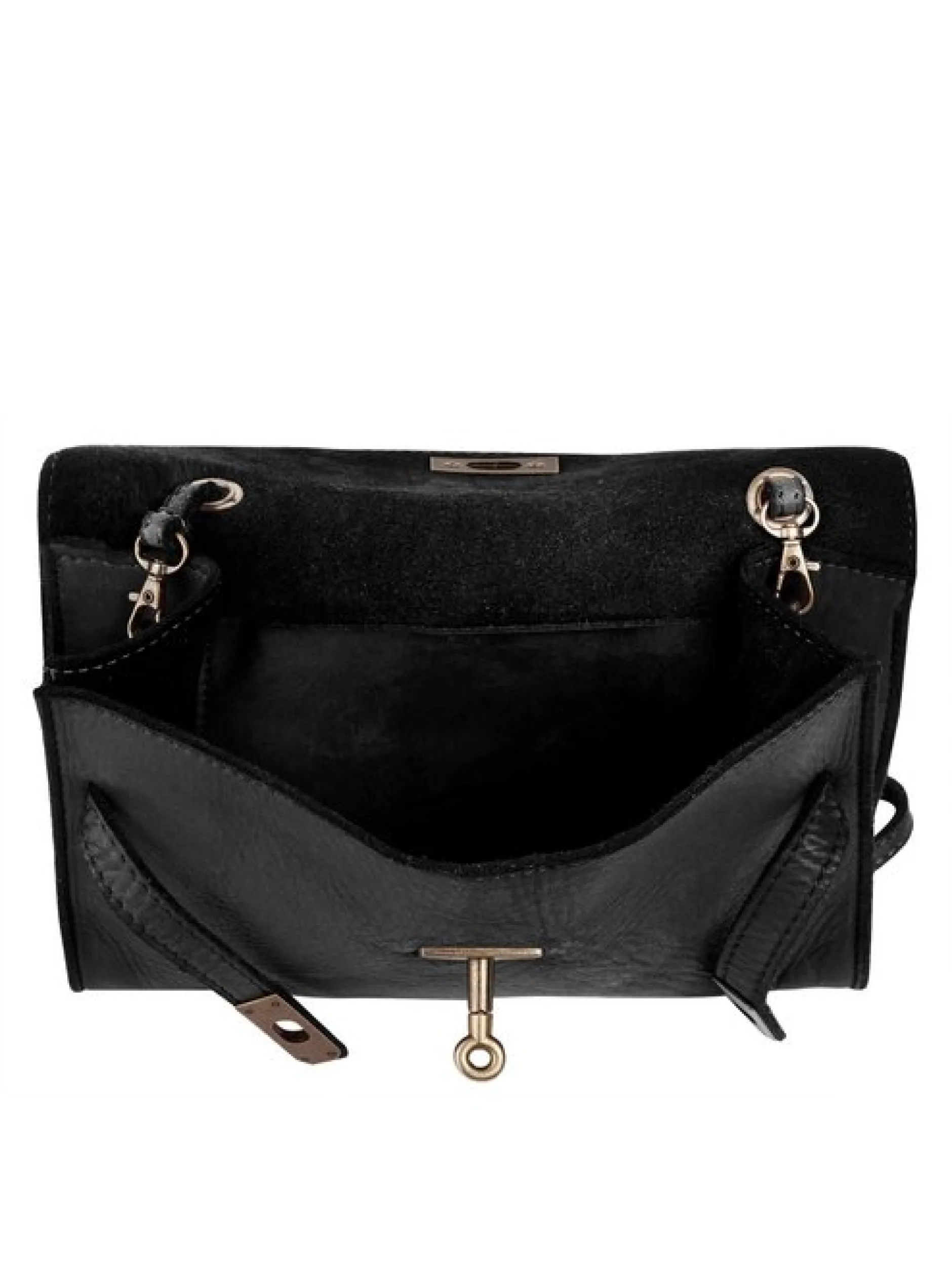 Samantha Look Damen Umhängetasche in schwarz