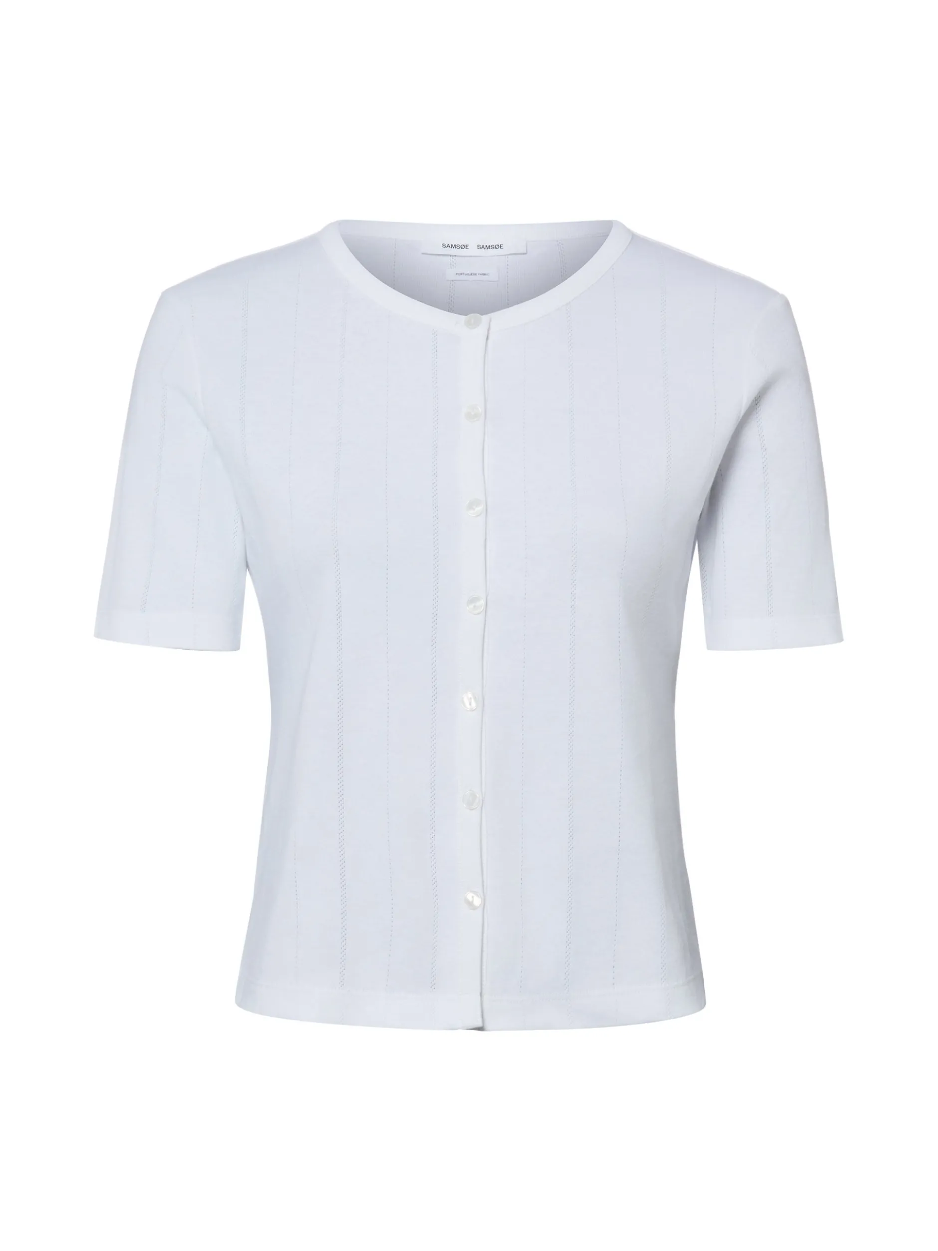 Samsøe Samsøe Damen T-Shirt - SAJuni in weiß
