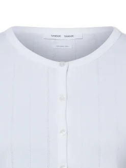 Samsøe Samsøe Damen T-Shirt - SAJuni in weiß