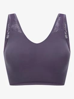 Schiesser Damen Bustier - Invisible Soft Lace in blau