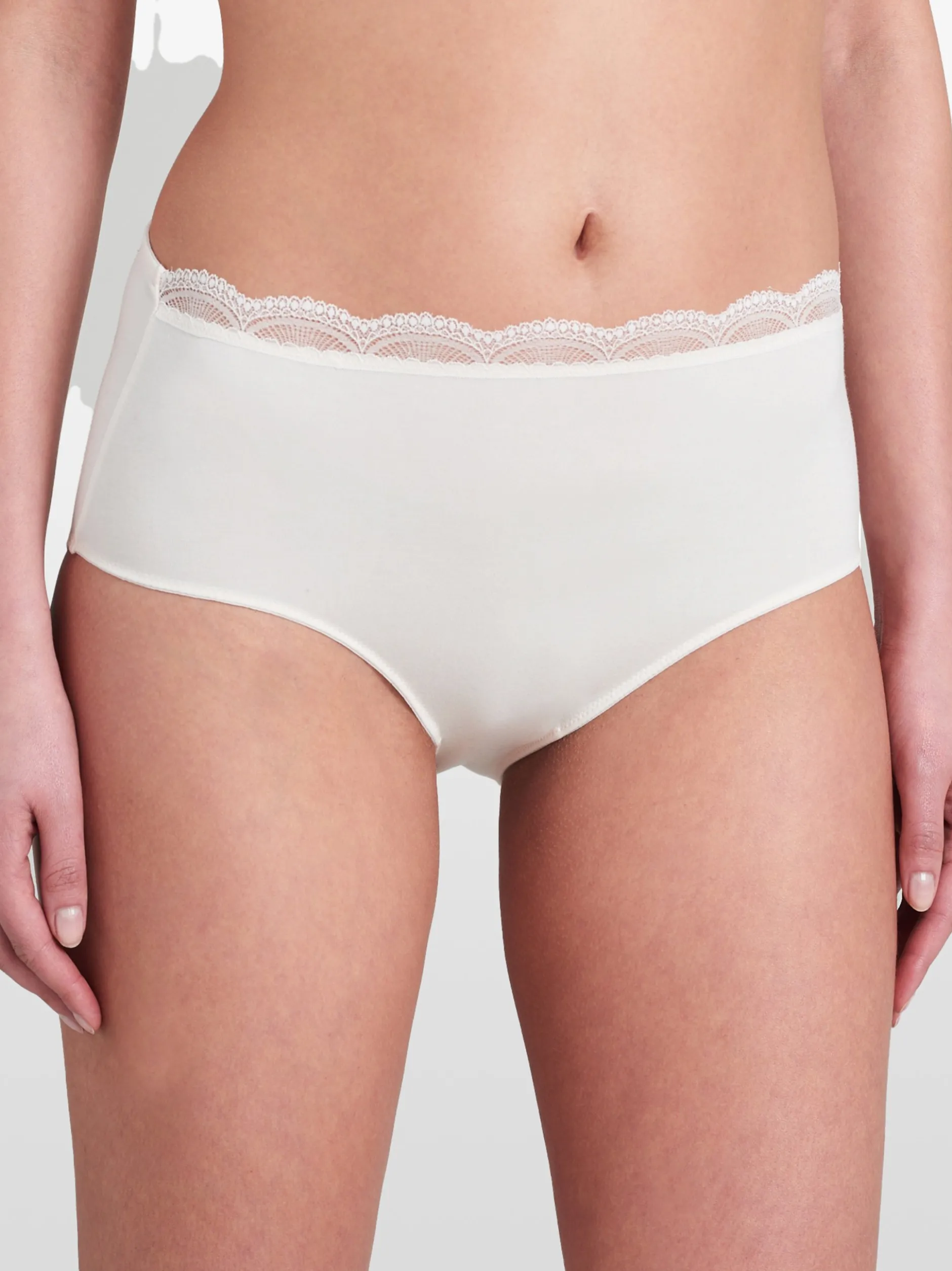Schiesser Damen Maxislip - Feminine Lace in vanille