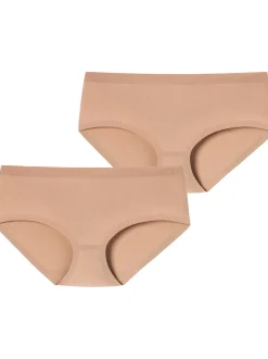Schiesser Damen Panty - Invisible Cotton in beige