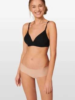 Schiesser Damen Panty - Invisible Cotton in beige