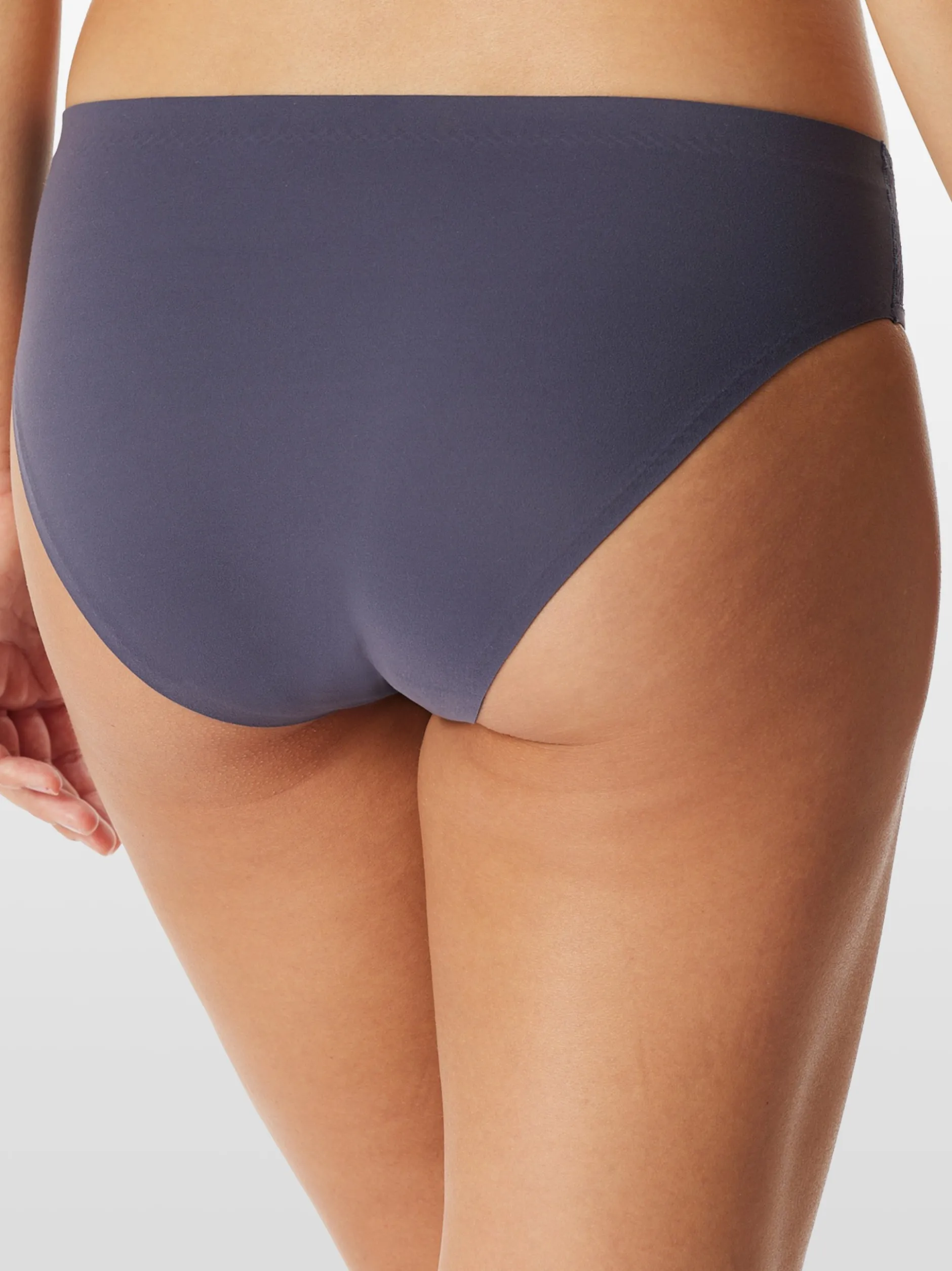 Schiesser Damen Rioslip - Invisible Soft Lace in blau