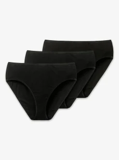 Schiesser Damen Slip - Essentials in schwarz