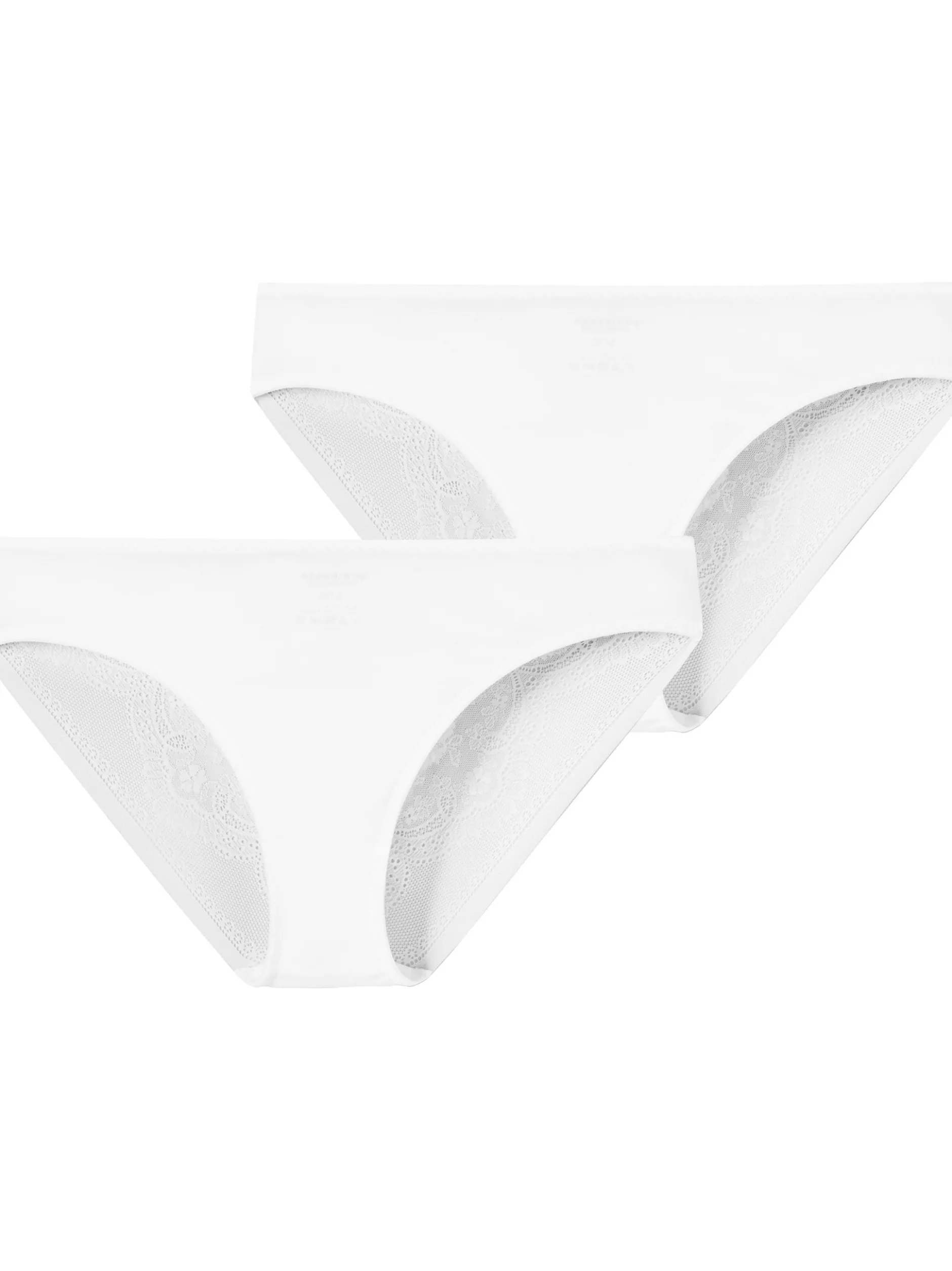 Schiesser Damen Slip - Invisible Lace in weiß