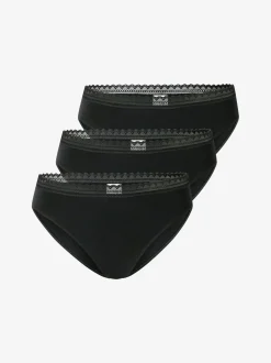 Schiesser Damen Slip - Modern Multi in schwarz