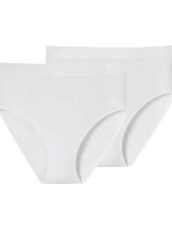 Schiesser Damen Slip - Retro Classic Seamless in weiß