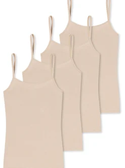 Schiesser Damen Spaghettitop - Modal Essentials in beige