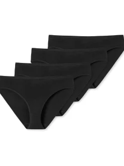 Schiesser Damen Tai-Slip - Serie "95/5" in schwarz
